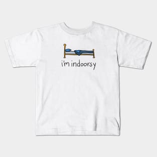 Bed Indoorsy Kids T-Shirt